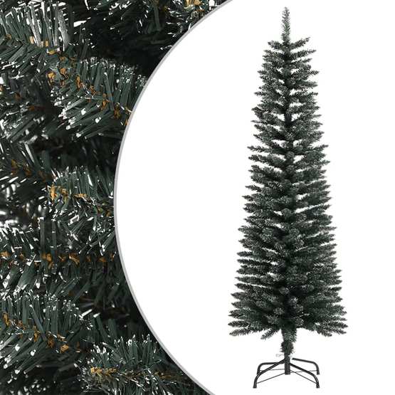 Plastgran Smal Med Fot Grön 150 Cm Pvc