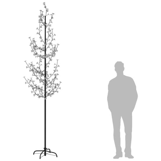 Körsbärsträd Med Led Varmvita 368 Lysdioder 300 Cm