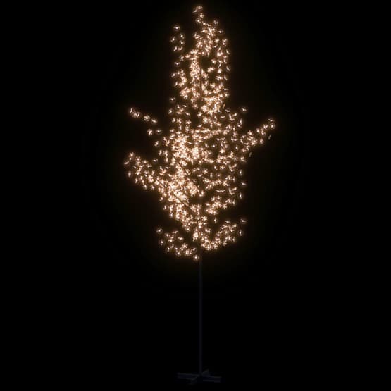 Körsbärsträd Med Led Varmvit 672 Lysdioder 400 Cm
