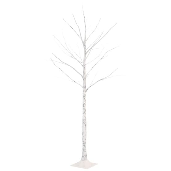 Björkträd Med Led Varmvit 72 Leds 150 Cm