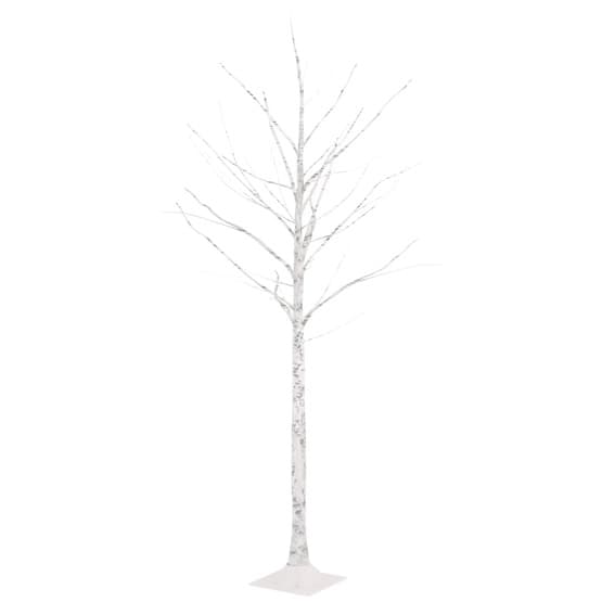 Björkträd Med Led Varmvit 96 Leds 180 Cm