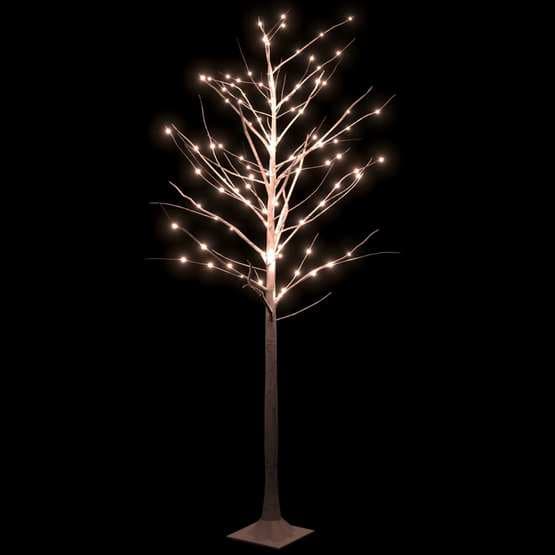 Björkträd Med Led Varmvit 128 Leds 220 Cm