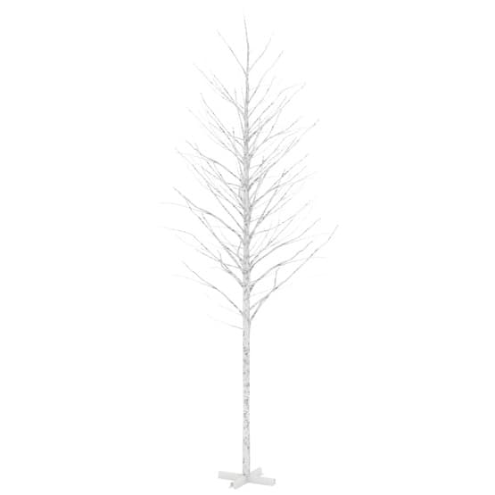 Björkträd Med Led Varmvit 672 Leds 400 Cm