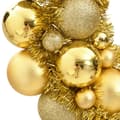 Miniatyrbild 3 av 4: Julkrans Guld 45 Cm Polystyren