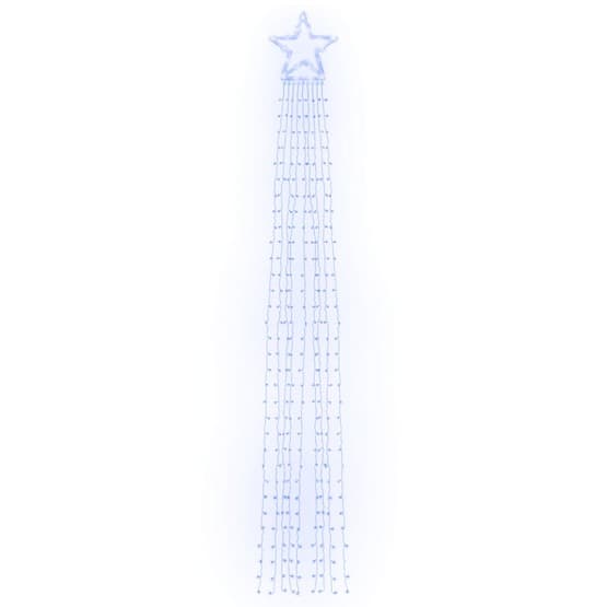 Julgransbelysning 320 Led Blå 375 Cm