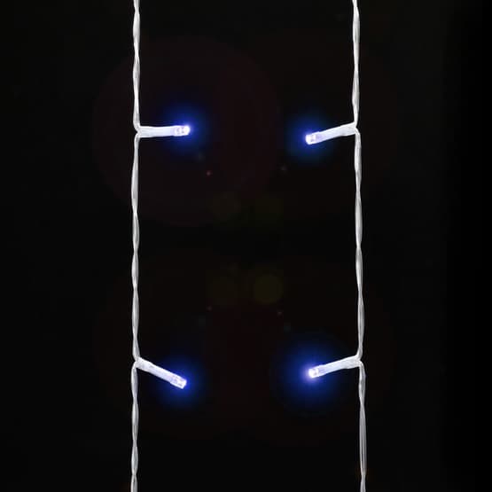 Julgransbelysning 320 Led Blå 375 Cm