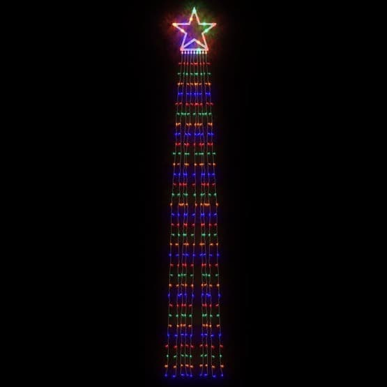 Julgransbelysning 320 Led Färgglad 375 Cm