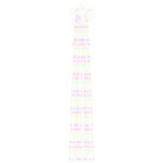 Julgransbelysning 320 Led Färgglad 375 Cm