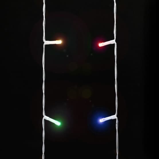 Julgransbelysning 320 Led Färgglad 375 Cm