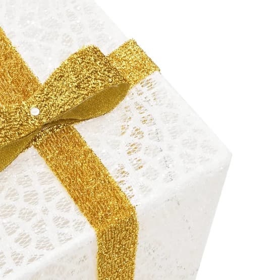 Juldekoration Med Belysning Varmvit Julklappar 3 St 64 Led