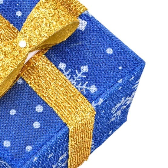 Juldekoration Med Belysning Julklappar 3 St 64 Led Varmvit