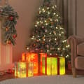 Miniatyrbild 1 av 10: Juldekoration Med Belysning Julklappar 3 St 64 Led Varmvit