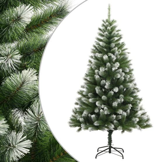 Plastgran Med Snö Och Gångjärn 240 Cm