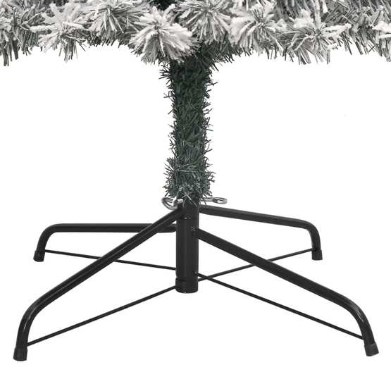Smal Julgran Med Stativ Och Snö 300 Cm Pvc