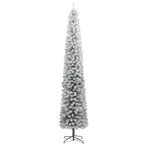 Smal Julgran Med Stativ Och Snö 300 Cm Pvc