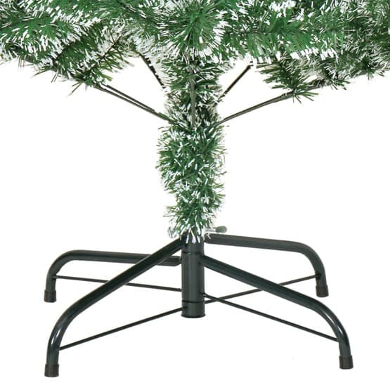 Plastgran Med Snö Grön 210 Cm