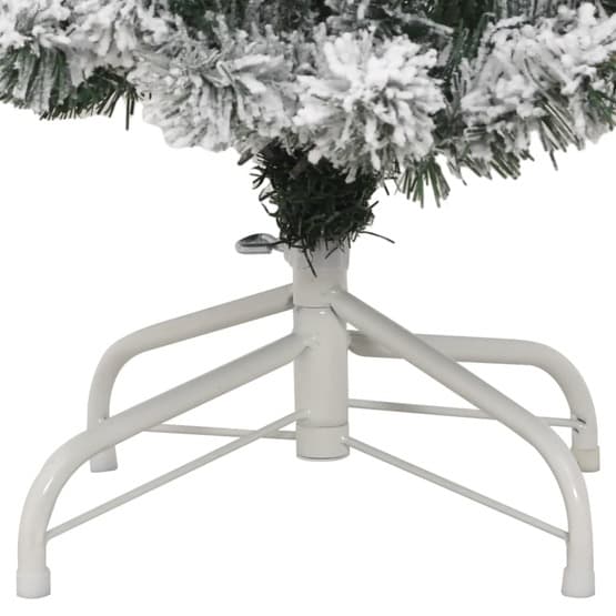Plastgran Med Snö Gångjärn 120 Cm
