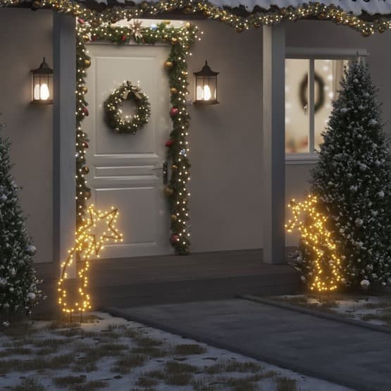 Julmeteor Med Spett 115 Leds 85 Cm