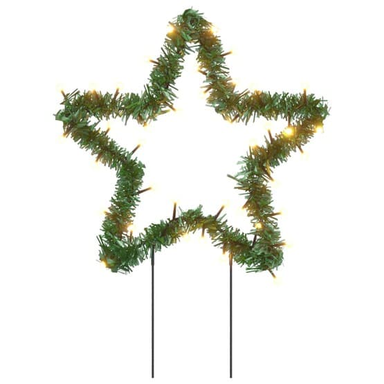 Julstjärna Med Spett 50 Leds 29 Cm 3 St