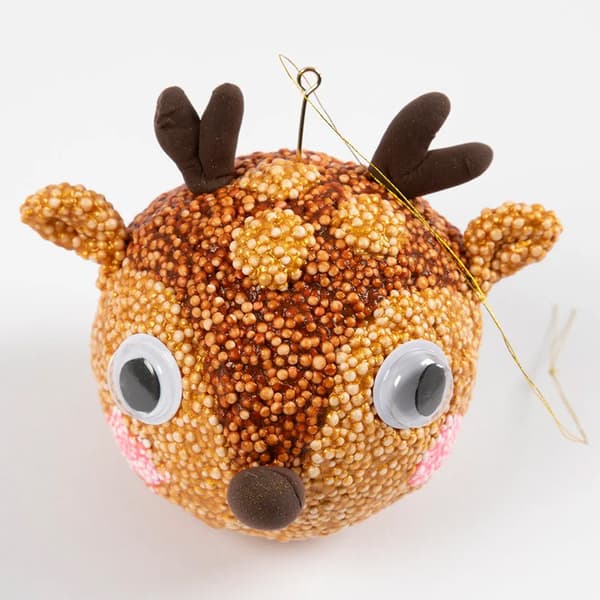 Mini DIY Kit - Julgranskulor Snögubbe och Ren