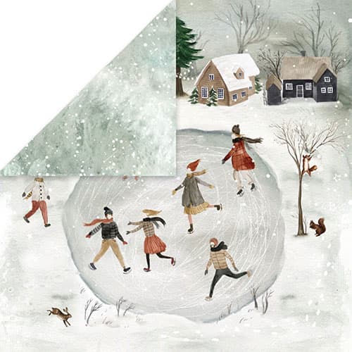 Paper Pad 12x12 - Craft & You - Winter Holiday - 12 ark