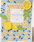 Miniatyrbild 2 av 2: dies metall scrapbooking set citron citronblad