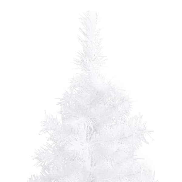 Plastgran för hörn vit 210 cm PVC