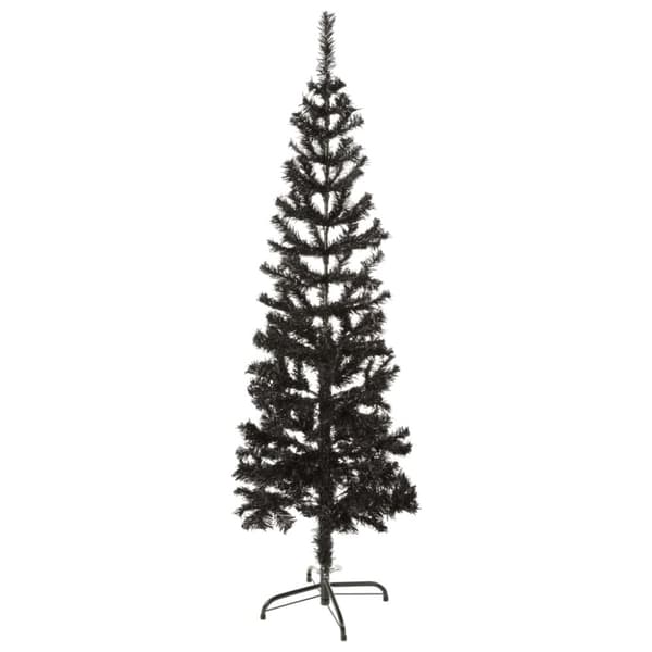 smalt juletræ 150 cm sort