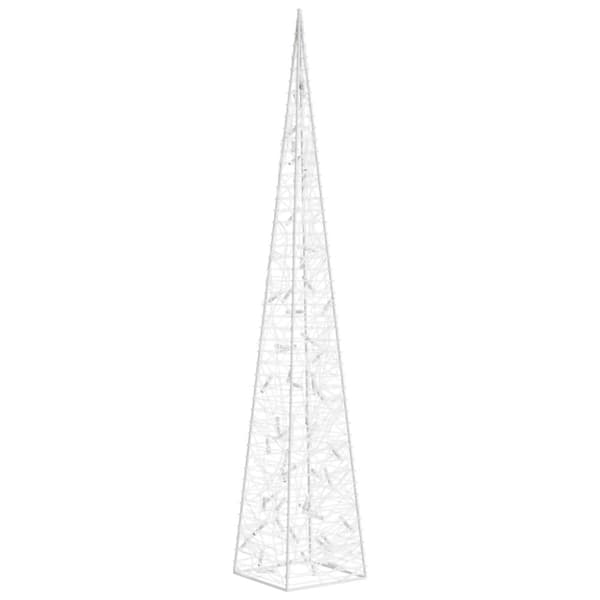LED koristevalokartio monivärinen akryyli 120 cm