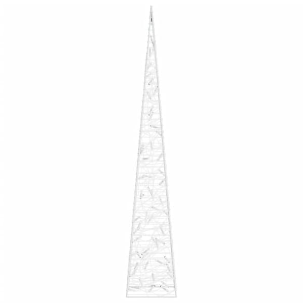LED koristevalokartio monivärinen akryyli 120 cm