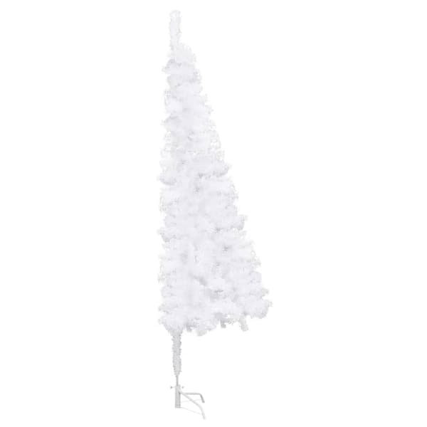 Plastgran för hörn vit 240 cm PVC