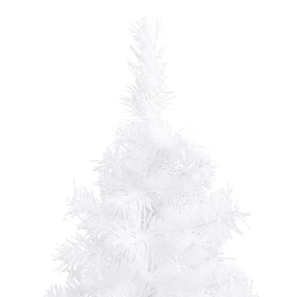 Plastgran för hörn vit 240 cm PVC
