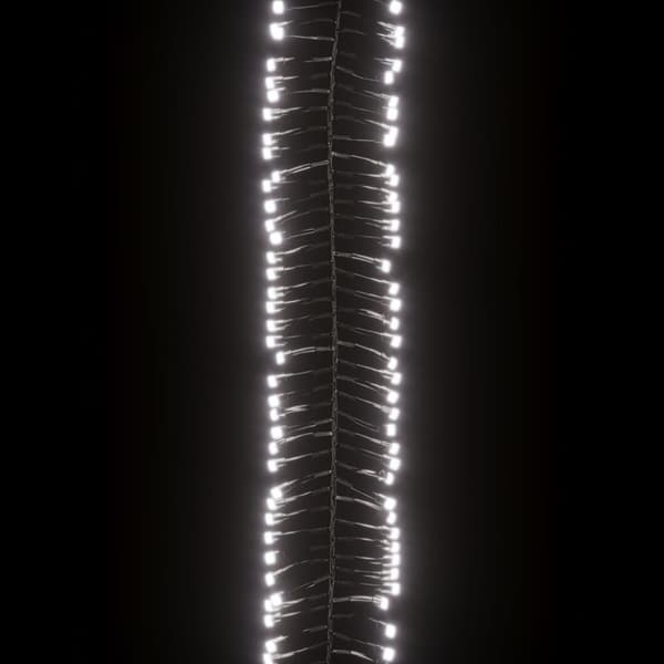 Cluster LED-valonauha 400 LED-valoa kylmä valkoinen 7,4 m PVC