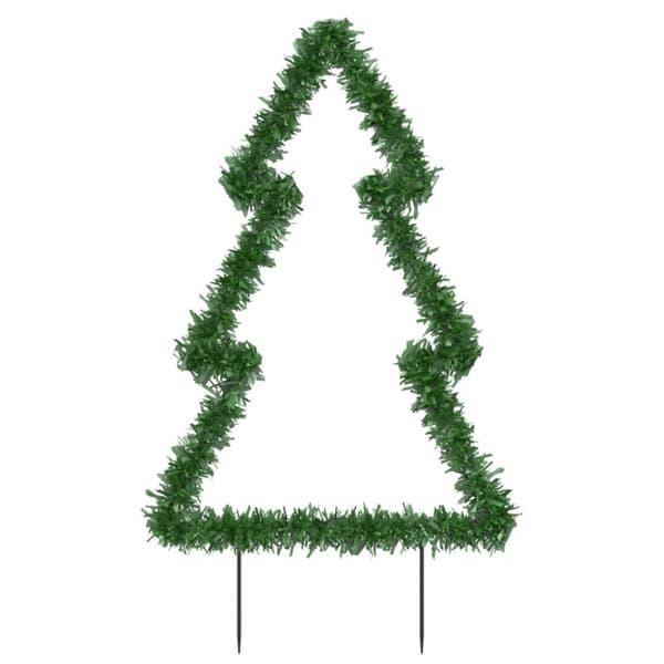 Julträd med spett 80 LEDs 60 cm