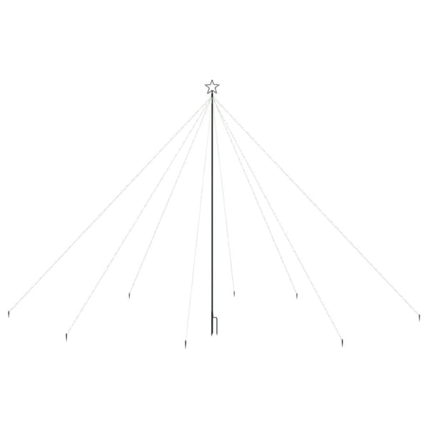 Joulukuusen valot sisä-/ulkokäyttöön 800 x LED sininen 5 m