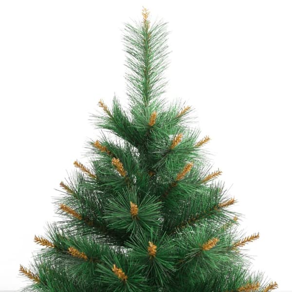 Tekojoulukuusi saranoilla ja jalustalla 240 cm