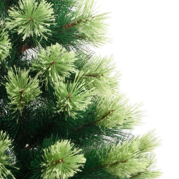 kunstigt juletræ med juletræsfod 150 cm hængslet