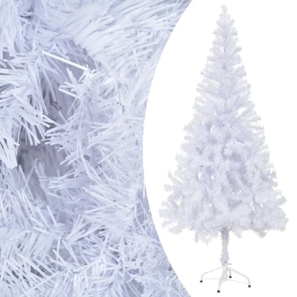 Belyst plastgran med kulor 180 cm 620 grenar