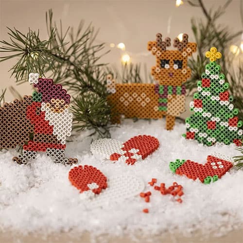 Kreativt set - NABBI BioBeads - Julmotiv