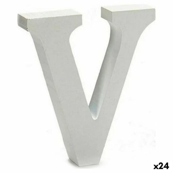 Brev Pincello V Hvid 2 x 11 cm (24 enheder)
