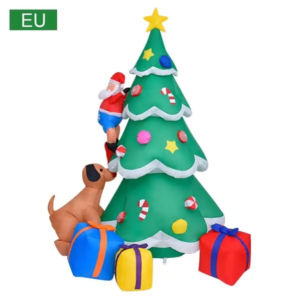 Joulukuusi, puhallettava muotoilu, LED-valot, EU