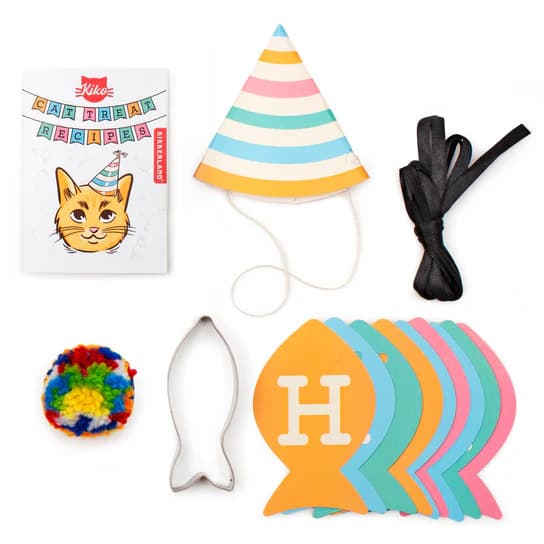 Happy Birthday Cat Tin Kikkerland