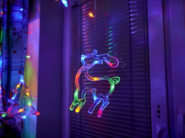 LED-poroverhovalot 2,5m 138LED monivärinen 8 valaistustilaa IP44