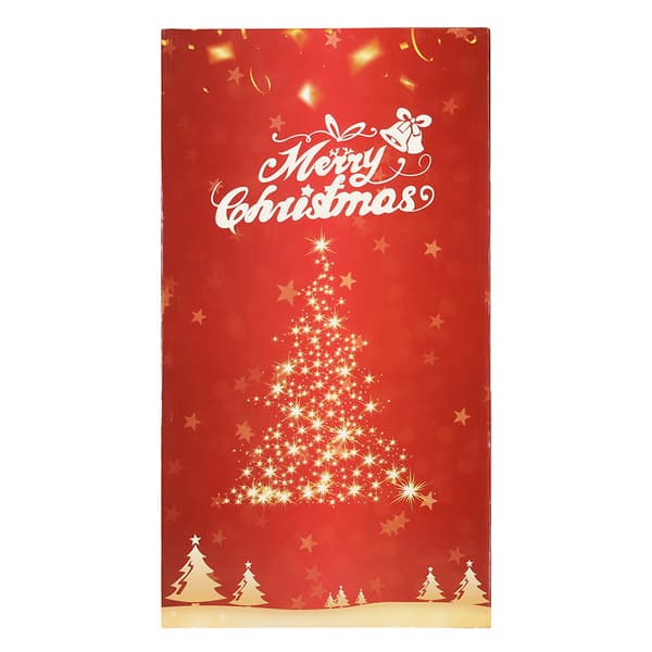 Julgran lysande juldekoration 10 LED 39 cm varmvit