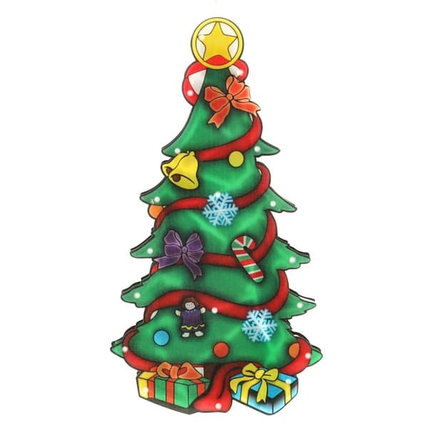 LED-lampor, hängande juldekoration, julgran, 45 cm