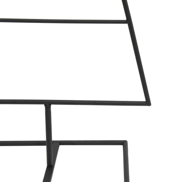 Julgran i metall svart 125 cm