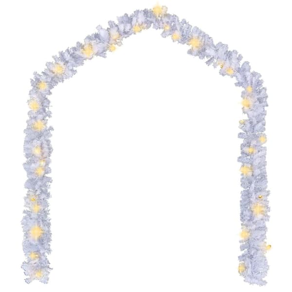 juleguirlande med LED-lys 20 m hvid