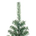Miniatyrbillede 3 af 7: kunstigt juletræ med sne 240 cm grøn