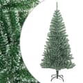 Miniatyrbillede 1 af 7: kunstigt juletræ med sne 240 cm grøn