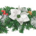 Miniatyrbillede 5 af 7: juleguirlande med LED-lys 2,7 m PVC grøn